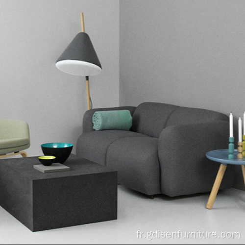 loisir en tissu créatif Art Lazy Sofa Modern Designer